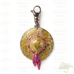 Charm Cappellino rodio Isola Bella