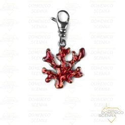 Charm Corallo rodio Isola Bella