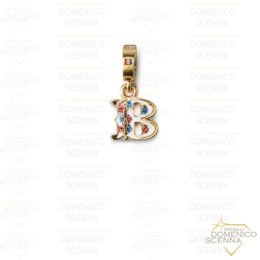 Charm Lettera B dorato Isola Bella