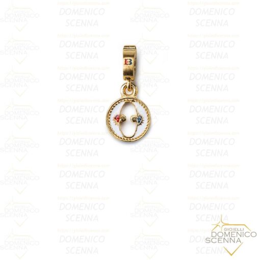Charm Lettera O dorato Isola Bella