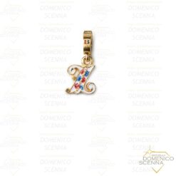 Charm Lettera Z dorato Isola Bella