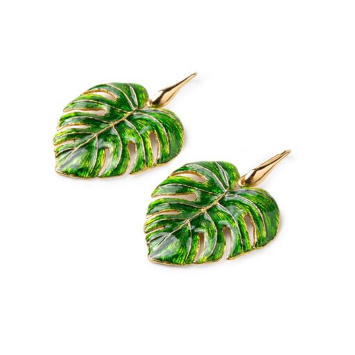 Orecchini monstera Isola Bella