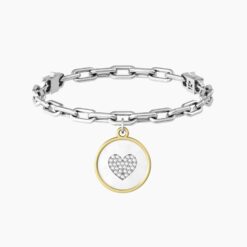 Bracciale con cuore in cristalli mamma Kidult 731926