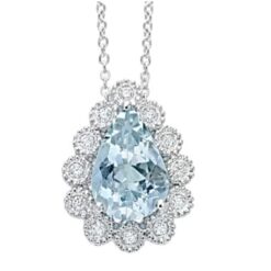 Collana Bliss con acqua marina 20064367