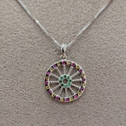 Collana Ruota bianca Terra del sole