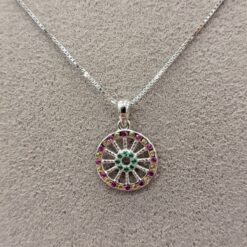 Collana ruota e zirconi Terra del Sole