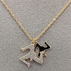 Collana Trinacria doppio ciondolo Terra del sole