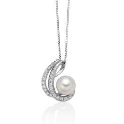 Collana Miluna con Perla Akoya- PCL6253