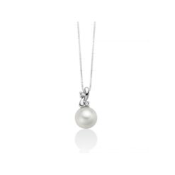 Collana perle e diamanti Miluna PCL6389