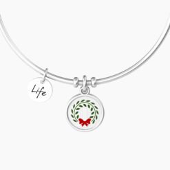 Bracciale rigido laurea con ciondolo tondo REF. 732165