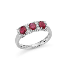 Anello con rubini Miluna LID3636