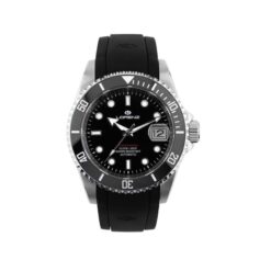 Orologio in Silicone con Fondo Nero e Datario Lorenz 030197AA
