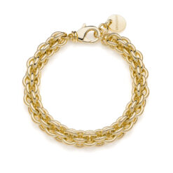 Bracciale multifilo in catena rolò dorata Unoaerre EXB5014000 2360