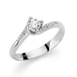 Anello Solitario Miluna con Diamante LID3297