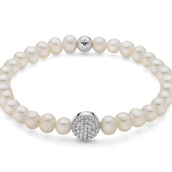Bracciale Miluna Perle Bianche sfera PBR3500-TPZ