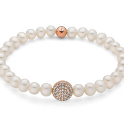 Bracciale Miluna Perle Bianche sfera PBR3500R-TPZ