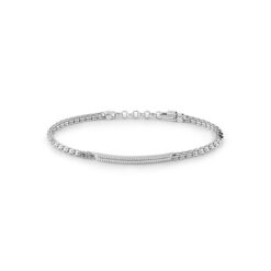 Bracciale argento topazi bianchi Bliss 20102513