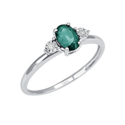 ANELLO BRILL. E SMERALDO mis.13 Bliss 20094878