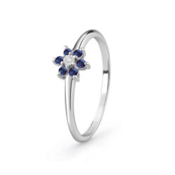 ANELLO BRILL. E ZAFFIRI MIS.13 Bliss 20102660
