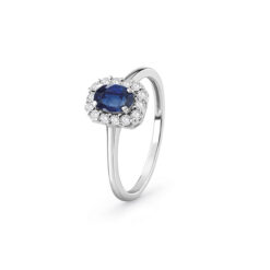 ANELLO BRILL.E ZAFFIRO OVALE MIS.13 Bliss 20102520