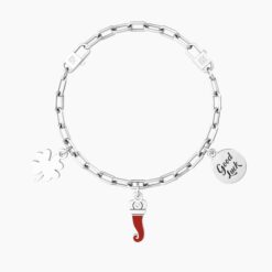 Bracciale regolabile portafortuna con ciondoli 732235 Kidult