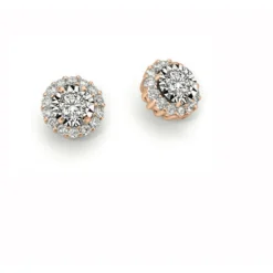 Orecchini LUCE in oro rosa con Brillante Donnaoro DHOF9410.018