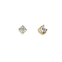 Orecchini punto luce Oro Giallo 18Kt DonnaOro Luce con diamanti LOL10311.008