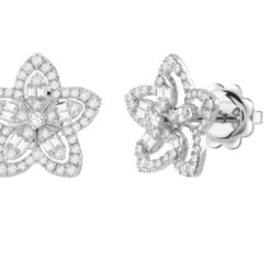 Orecchini diamanti lobo - small