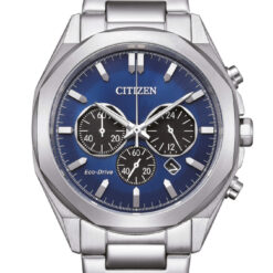Orologio Uomo Citizen Eco-Drive Cronografo Blu Ottagonale CA4590-81L