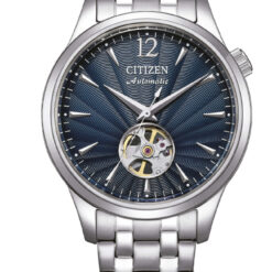 Orologio Uomo Citizen Automatico Open Heart Blu Acciaio NH9131-73L
