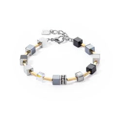 COEUR DE LION Geocube nero- bracciale 2700/30-1333