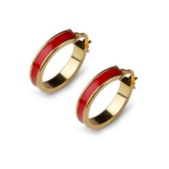 Orecchini boccole rosse Isola Bella 20001462