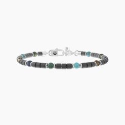 Bracciale uomo con ematite e pietre Kidult 732301