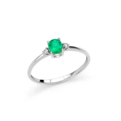 Anello Miluna smeraldo LID3647