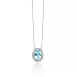 Collana Miluna acquamarina CLD4721