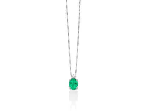 Collana Miluna smeraldo CLD4548