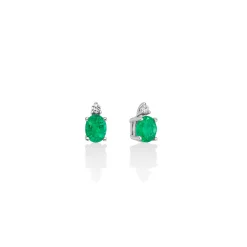 Orecchini Miluna smeraldo ERD2702