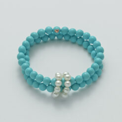Bracciale con perle e agglomerato Miluna PBR2220