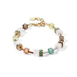 Bracciale GeoCUBE® Iconic Nature marrone-bianco 3018/30-0911