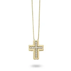 Collana con Croce Donnaoro LPF10454.004