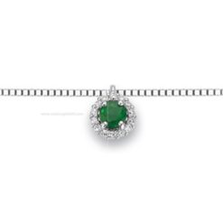 Collana Donnaoro con smeraldo DHPE9405.008