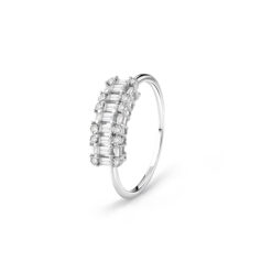 Anello con baguette Bliss 20104361