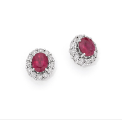 Orecchini Donnaoro Luce Rubini e Brillanti- LOR10095.008