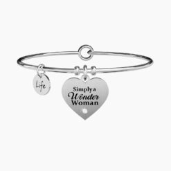 Bracciale con scritta simply a wonder woman Kidult 731333