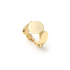 Anello Dinamica dorato Unoaerre 2585