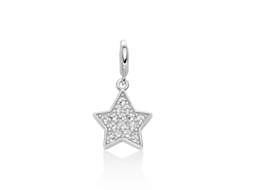 Charm pendente argento stella