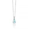 Collana Miluna con acquamarina - CLD4726