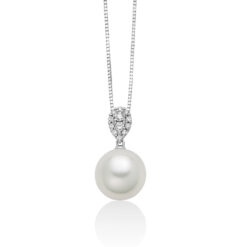 Collana con perla e brillante Miluna PCL6597A