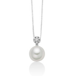 Collana con perla e brillante Miluna PCL6598A