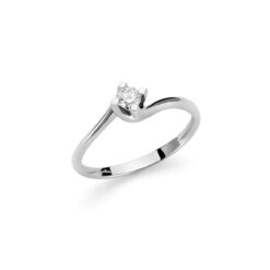 Anello solitario brillante Miluna LID5180G-030